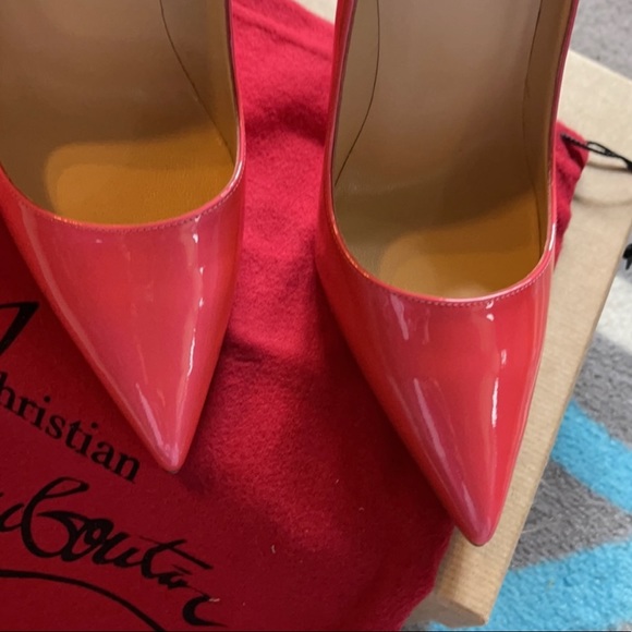 CHRISTIAN LOUBOUTIN So Kate 120 Patent Leather Hot Pink - Picture 5 of 10